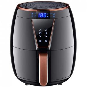 SZHWLKJ Air Fryer Fritadeira Elétrica 5L com Painel Digital, 1500W, 110V, Preto