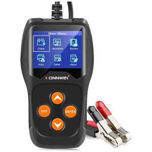 Scanner Automotivo Profissional para Bateria 100 2000 CCA, 12V, KONNWEI KW600 Car Battery Load Tester, Preto