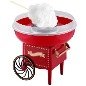Máquina de Algodão Doce Elétrica com Dispositivo de Segurança Embutido, 110v, YUCHENGTECH, Vermelho