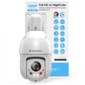 Câmera de Segurança Amcrest 2MP com 25x de Zoom Motorizado e Visão Noturna