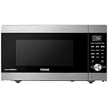 Micro Ondas de Bancada em Aço Inoxidável 62L com 7 Programas, 110V 1250W, Galanz GEWWD22S1SV125, Prata