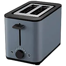 Torradeira Elétrica 2 Fatias com 7 Níveis de Tostagem, 820W, 110v, DHYY, Cinza