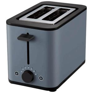 Torradeira Elétrica 2 Fatias com 7 Níveis de Tostagem, 820W, 110v, DHYY, Cinza