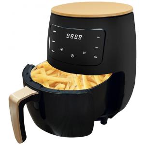 Fritadeira Elétrica MEMIMGKICEN 4.5L com Painel Digital e Cesto Antiaderente, 110v, MEMIMGKICHEN Air Fryer, Preto