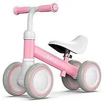 Bicicleta sem Pedal para Crianças de 2 a 5 Anos com Assento Ajustável, Liberry, Rosa