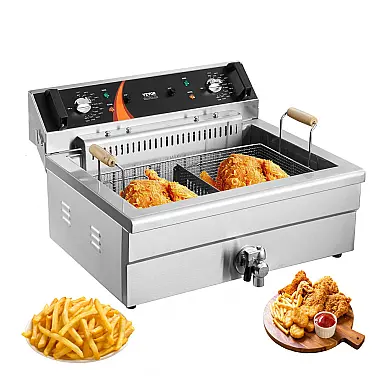 Fritadeira Elétrica Comercial VEVOR 29L