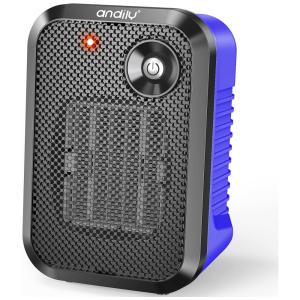 andily FH250 BL Aquecedor de Cerâmica Elétrico Portátil, 500W, 110V, Azul