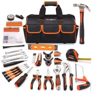 Kit de Ferramentas Premium de Aço, 169 PCS, REXBETI REX041, Preto