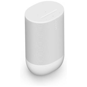 Sonos Move Caixa de Som Portátil Wireless com Bluetooth, Som Estéreo, IP56, Alexa, Google Assistant, Bateria Longa Duração – Branco Fosco