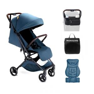 Carrinho de Viagem para Bebê Ultraleve com Organizador - Premiado, Compacto e Prático, Dobragem Simples, 5,2 kg,MAMAZING