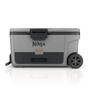 Caixa Térmica com Rodas Ninja FrostVault 65 L Cinza Ardósia Gaveta Dry Zone Isolamento de Alta Performance