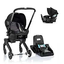 Cadeirinha Evenflo Shyft DualRide Azul Sistema 2-em-1 com Carrinho Integrado 1,4 a 13,6 kg