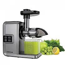 Centrífuga de Frutas com 3 Velocidades, Aço Inoxidável, Silencioso e Função Reversa, 150W, 110v, CHEFSCHOICE JCCC20SV13, Cinza