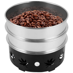 Refrigerador de Grãos de Café Elétrico para Uso Doméstico até 500g, 110V, Preto