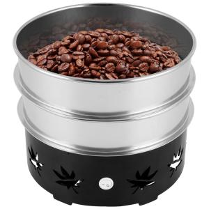 Refrigerador de Grãos de Café Elétrico para Uso Doméstico até 500g, 110V, Preto