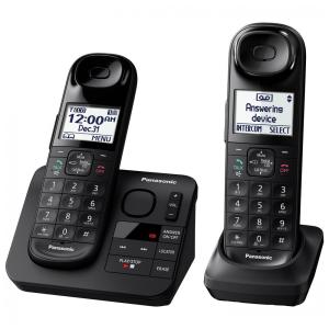 Telefone Fixo Panasonic KXTGL432B Dect6.0 com 2 Aparelhos, Preto