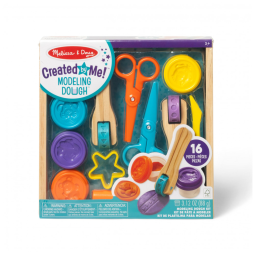 Kit Massa de Modelagem com 8 Ferramentas e 4 Cores de Massa para Crianças Acima de 3 Anos, Melissa & Doug
