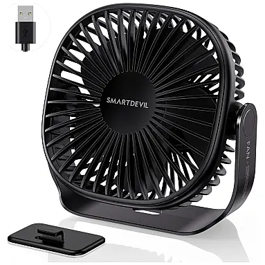Ventilador de Mesa Mini Portátil