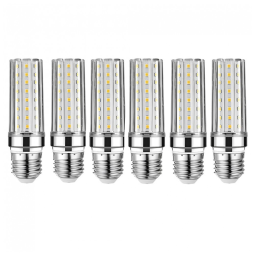 Kit 6 Lâmpadas LED Milho E27 20W 3000K Luz Quente Econômicas para Iluminação Residencial, Comercial, Lojas e Ambientes Internos,YNiuniunnq
