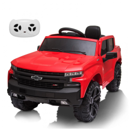 Carro Carrinho Elétrico Infantil 12V Recarregável para Crianças de 3 a 8 Anos, NASITIP BDM 0928 Red, Vermelho