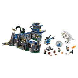 Jurassic 75919 Kit de Construção Mundo Indominus Rex com 1156 Peças, LEGO 6103351, Cinza