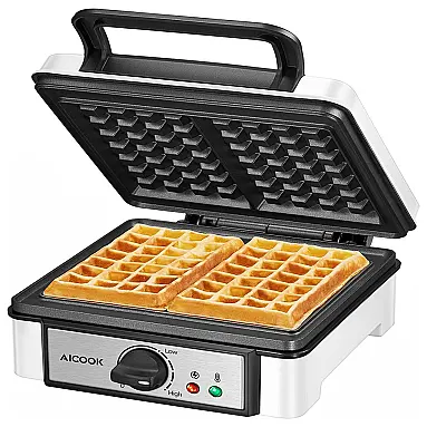 Máquina de waffle belga antiaderente,