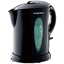 Chaleira Elétrica, Capacidade 1.8L com Desligamento Automático, 110v, HAMILTON BEACH K6080, Preto