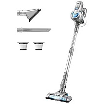 Aspirador de Pó sem Fio com Acessórios, Silencioso e Farol de LED Ideal para Pets, 140W, 110v, GREENOTE GSC40, Branco
