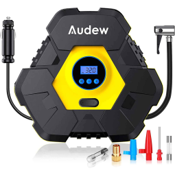 Audew Mini Compressor de Ar Elétrico Automotivo Portátil 12V 150 PSI c/ Desligamento Automático.
