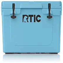 RTIC Cooler Caixa Térmica Portátil 45 Litros, Amarelo e Azul