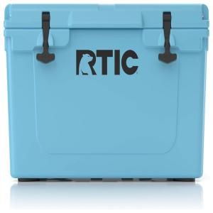 RTIC Cooler Caixa Térmica Portátil 45 Litros, Amarelo e Azul