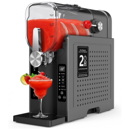 Máquina de Raspadinha para Casa Rellytech 2L Criador de Bebidas Geladas 6 em 1, Sem Precisar de Gelo, Mistura 360°, Autolimpeza com Um