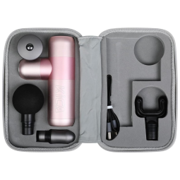 K2 Massageador Pistola Elétrico Profissional Sem Fio, KICA, Rosa