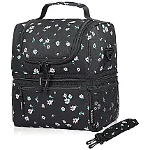 Maymooner Bolsa Térmica Portátil 5L, Mantém Quente, Frio Por até 5H, Preto