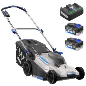 Cortador de Grama Elétrico Sem Fio Westinghouse 40V, 46 cm, Motor Brushless, 6 Posições de Corte, 2 Baterias 4.0Ah e Carregador Inclusos