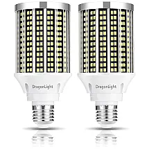 Lâmpada Led Base E26 6000K com 3600 Lumens na Cor Branca Neutra 250W, 2 Un, 110v, DRAGONLIGHT, Branco