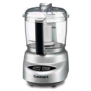 Mini Processador Plus Aço Inox Escovado Cromado 250 Watts, 110v, CUISINART DLC 2ABC, Prateado