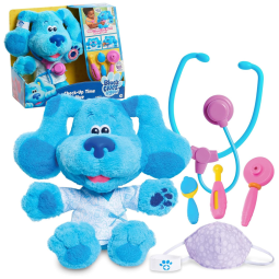 Blues Clues You Pelúcia Dr Blue Interativa com Sons e Luzes com 7 Peças, JUST PLAY 49563, Azul
