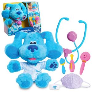 Blues Clues You Pelúcia Dr Blue Interativa com Sons e Luzes com 7 Peças, JUST PLAY 49563, Azul