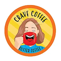 Keuring Kcup Café sabor caramelo com manteiga 100u, CRAVE COFFEE, Marrom