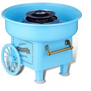 Máquina de Algodão Doce Elétrica Retrô, 110v, WGWIOO, Azul