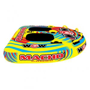 Boia Rebocável Inflável Para 2 Pessoas, Resistente, WOW SPORTS, Amarelo