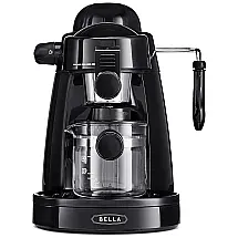 Cafeteira Elétrica Programável 13683 Expresso com Vaporizador, 750W, 110v, BELLA BLA13683, Preto