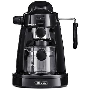 Cafeteira Elétrica Programável 13683 Expresso com Vaporizador, 750W, 110v, BELLA BLA13683, Preto