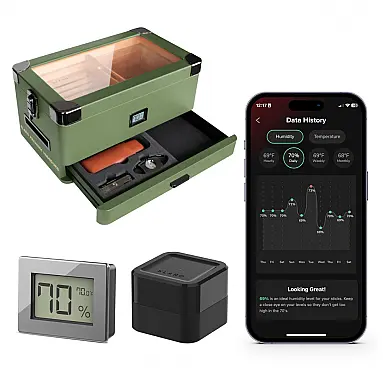 Umidor para Charutos CASE ELEGANCE