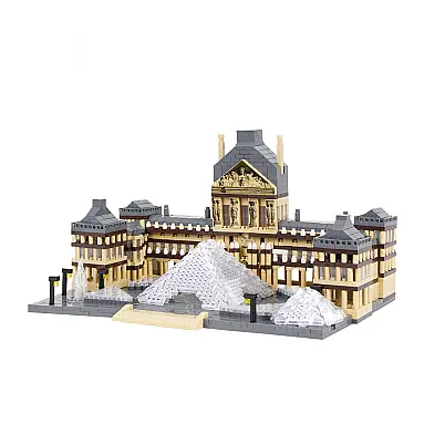 Kit de Construção Arquitetônico Louvre,