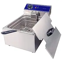 Fritadeira Elétrica Profissional 10 Litros de Capacidade, Aço Inoxidável, 110V 2000W, TAIMIKO