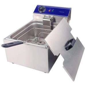 Fritadeira Elétrica Profissional 10 Litros de Capacidade, Aço Inoxidável, 110V 2000W, TAIMIKO