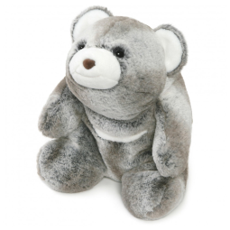 GUND 6052132 Pelúcia Urso Snuffles para Crianças Maiores de 1 Ano, Cinza Marrom