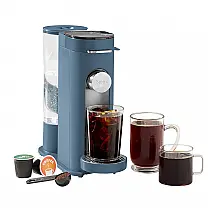 Cafeteira Ninja Pods & Grounds Azul 1,65 L Café em Pó e Cápsulas 7 Tamanhos de Dose PB041BL 110V